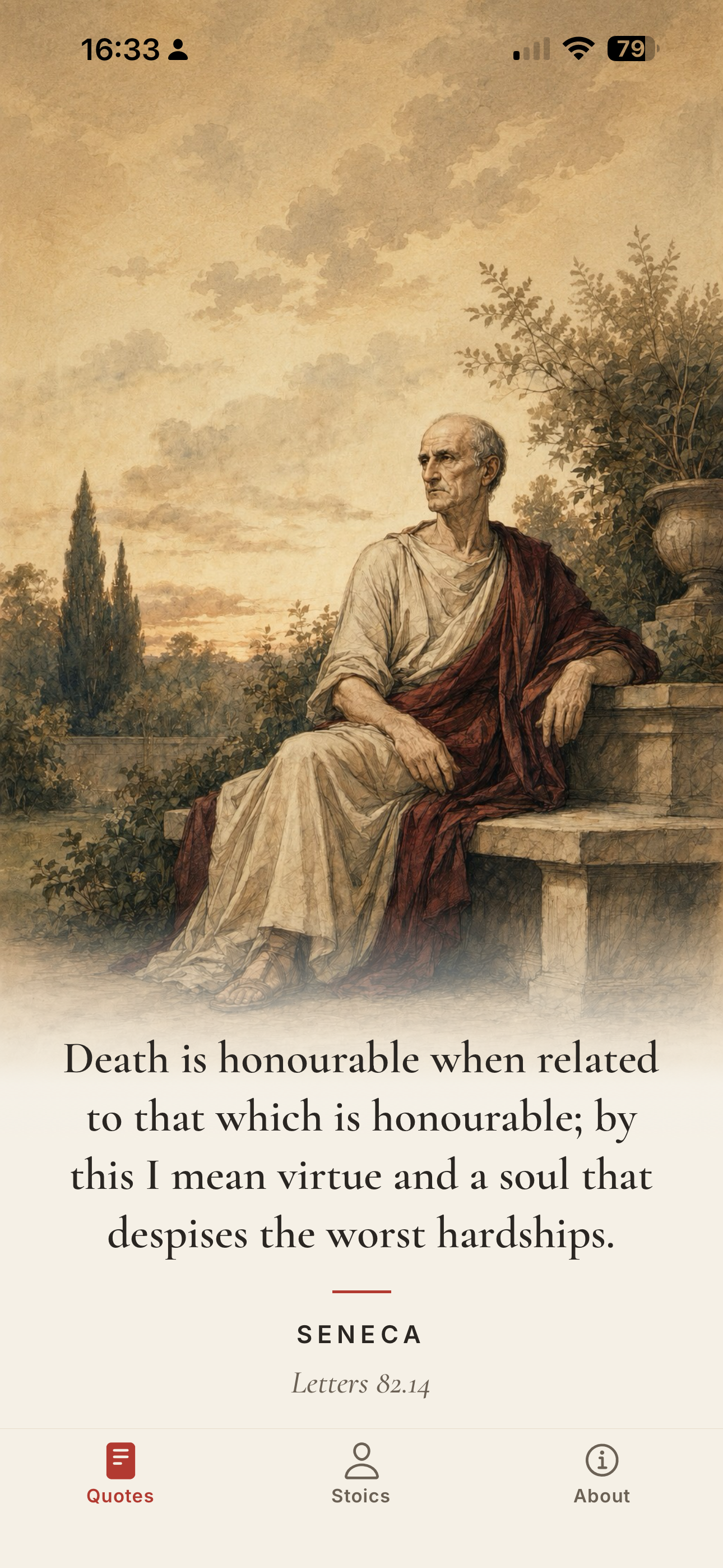 Everyday Stoic quote of the day
